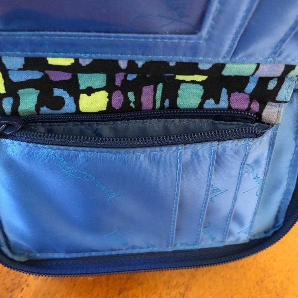 Vera Bradley blue wristlet - Picture 3 of 9